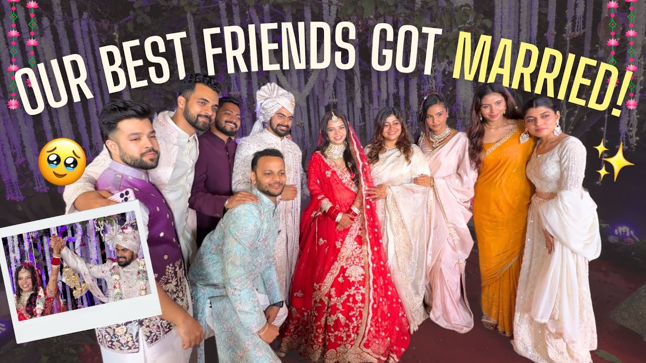Our Bestfriends&rsquo; WEDDING VLOG🥹🤍 / Mridul & Aditya