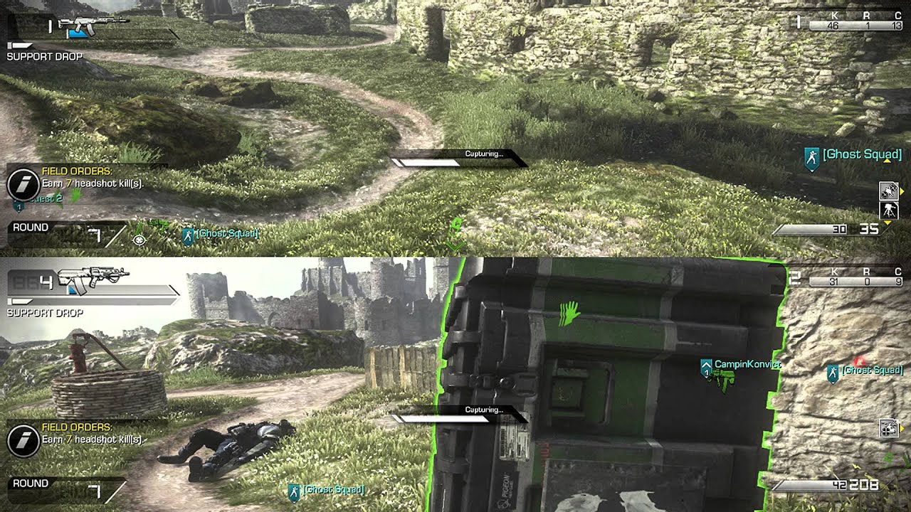 CoD Ghosts: Splitscreen Gameplay