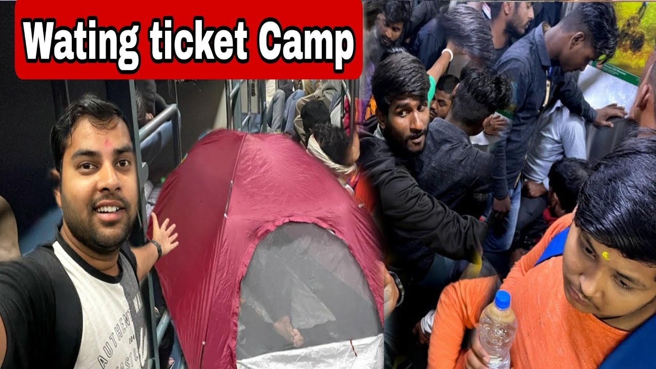 स्लीपर बना जनरल Wating ticket ka Safar Farakka Express Train journey part 2