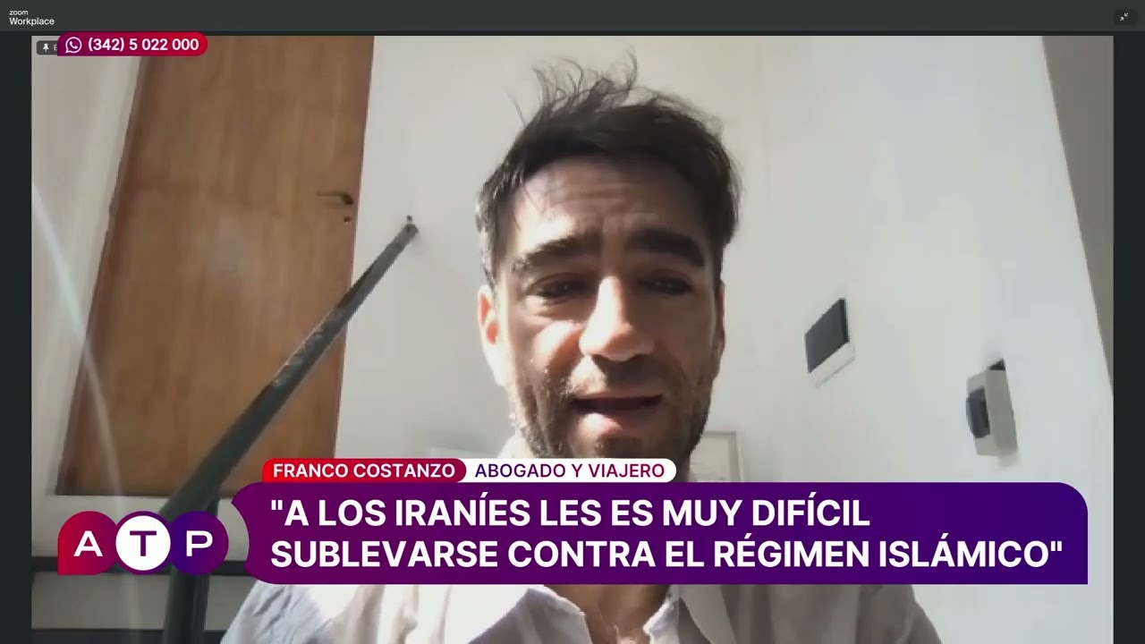 Franco Costanzo - Abogado argentino que vivió tres meses en Irán - ATP 09 03 26