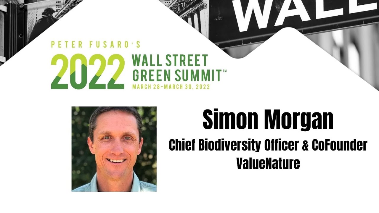 The Next Nature-Based Market: Biodiversity Credits | Simon Morgan | 2022 WSGS