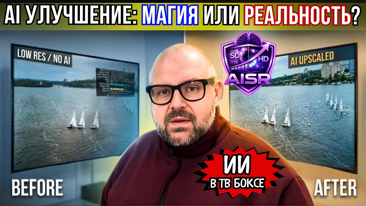 ВОТ ЗАЧЕМ НУЖЕН AI В ТВ-БОКСАХ &mdash; СТАРОЕ ВИДЕО СТАЛО ЧЁТЧЕ. РЕАЛЬНЫЙ ТЕСТ AISR