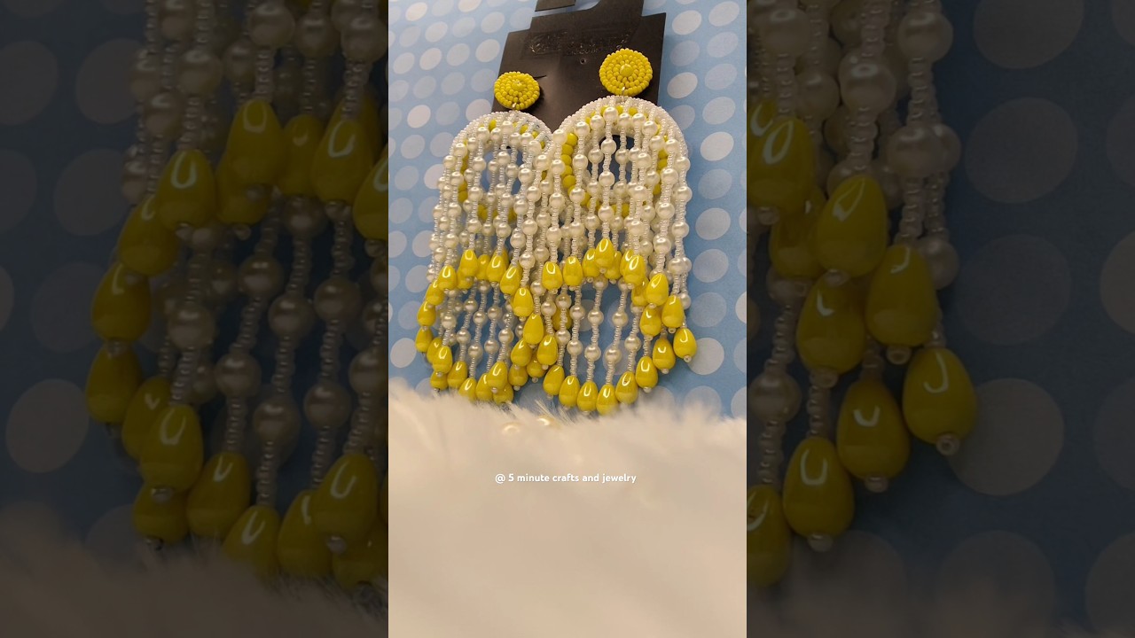 Haldi jewellery | bridal jewellery making | trending handmade jewellery | DIY 