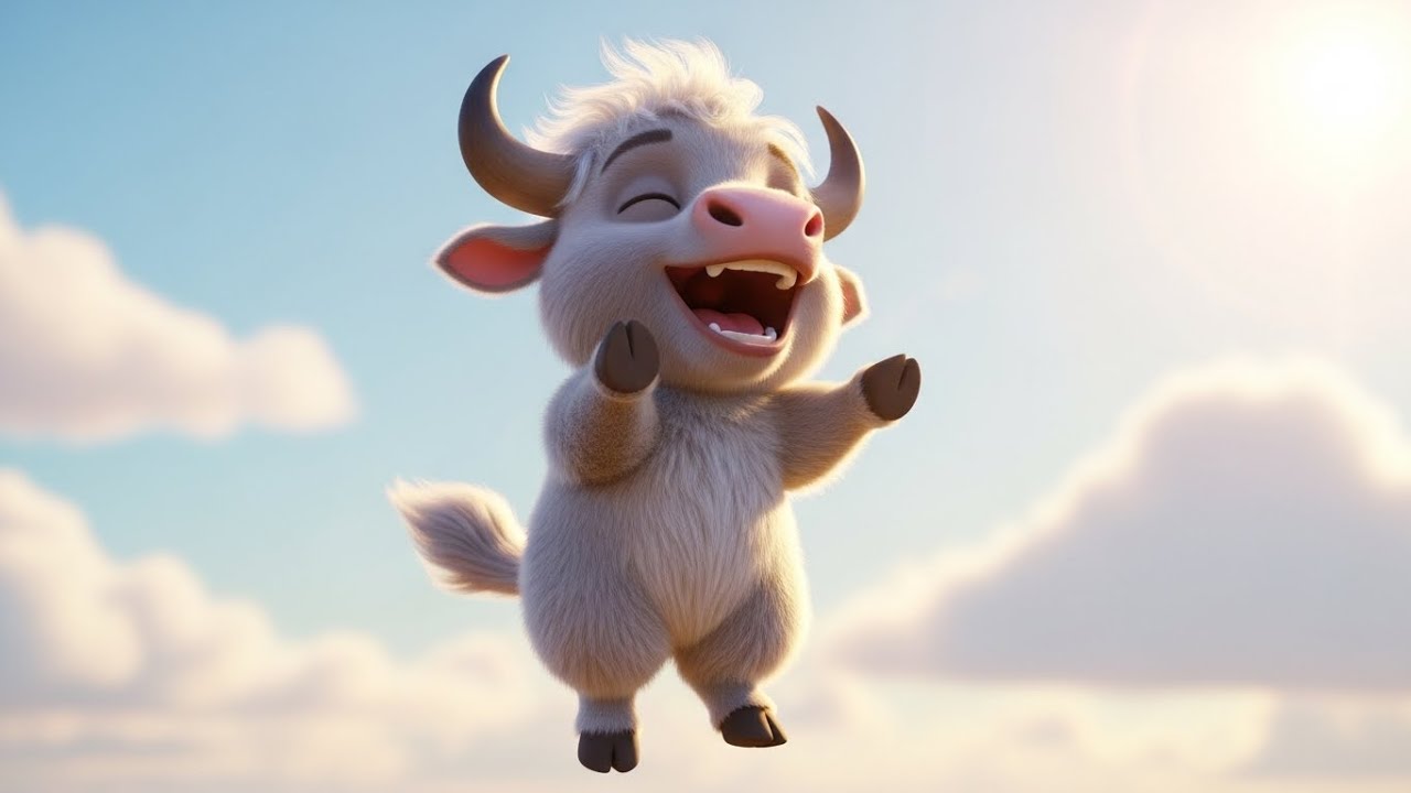 Ветреная поездка малыша Яка 🐃🌬️😊 | Мультфильм для детей и весёлые приключения