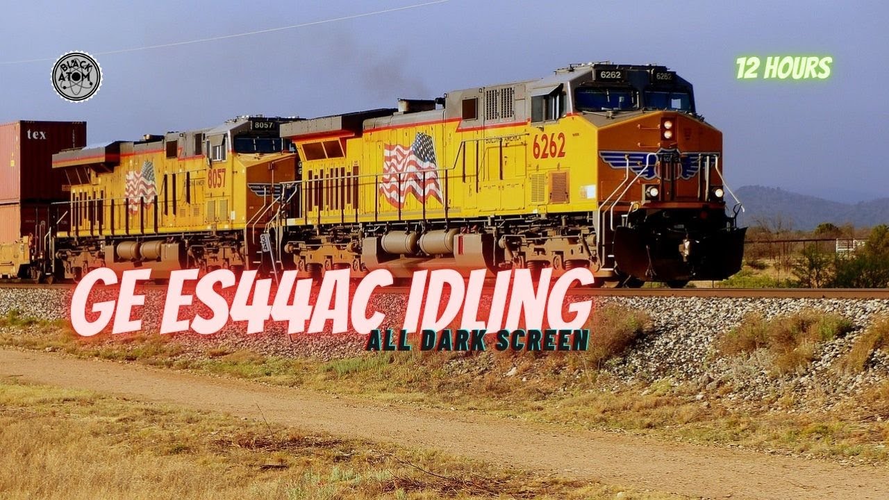 Deep Sleep ⨀ Relaxing ES44AC Engine Idling Sounds for Peaceful Rest