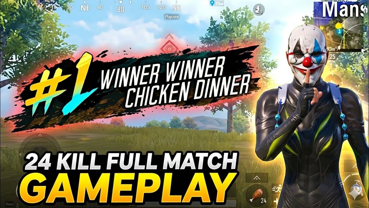 24 kills full gameplay 🔥🔥 | BGMI