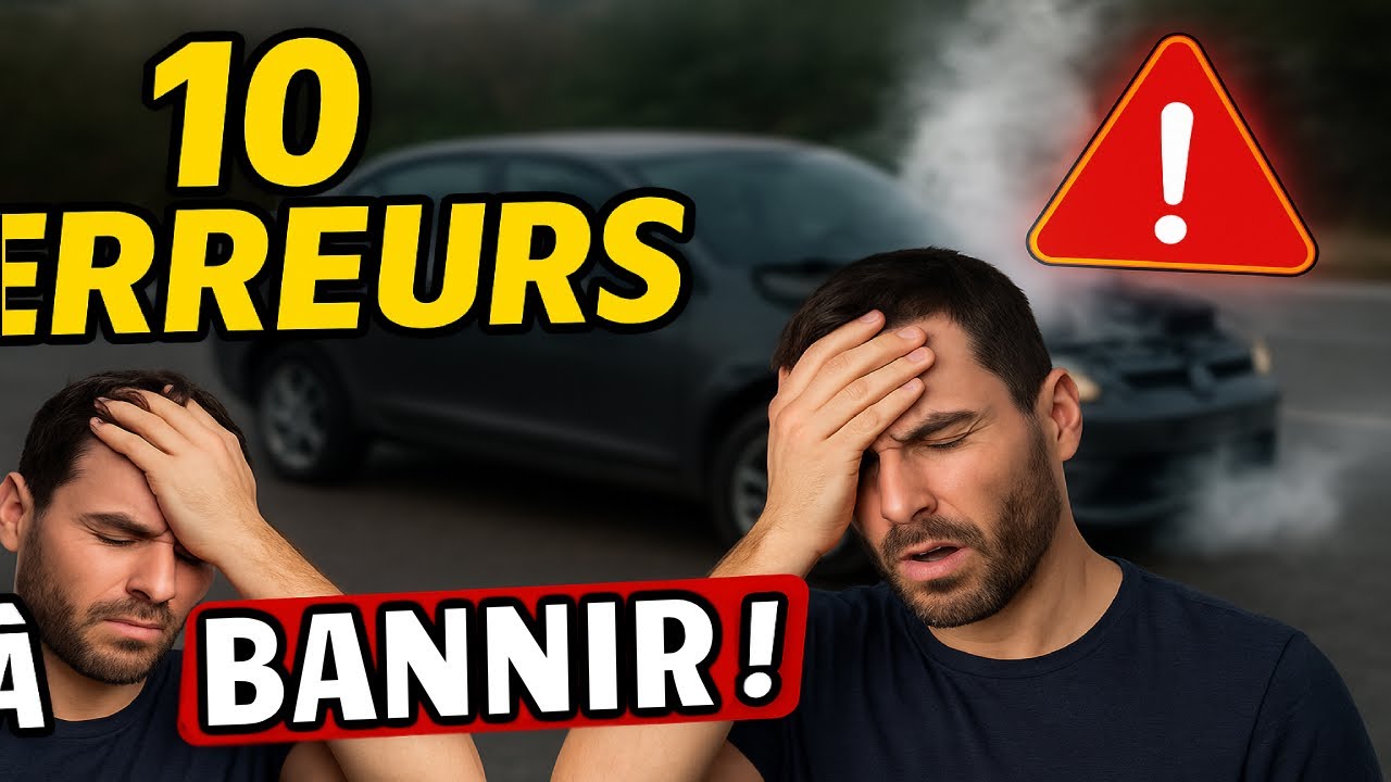 10 erreurs automobiles à bannir immédiatement si vous ne voulez pas passer pour un idiot