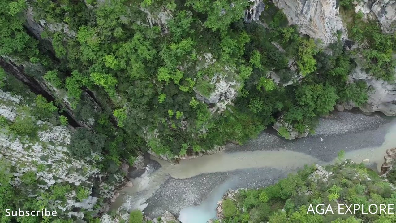 Droni beri aksident | Kanionin i Holtes, pamje nga lart | Gramsh | Albania | #agaexplore