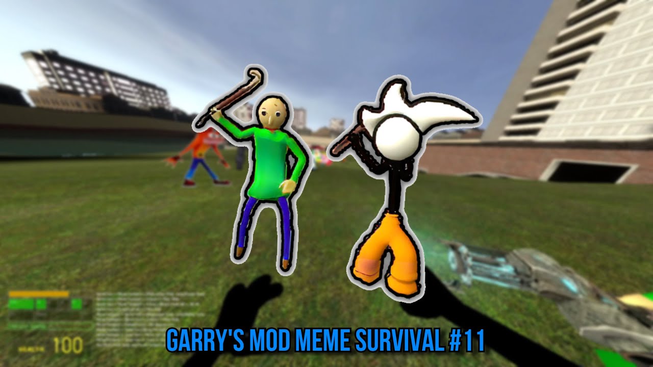 Garry's Mod Meme Survival #11 w/ NotBandanaXD