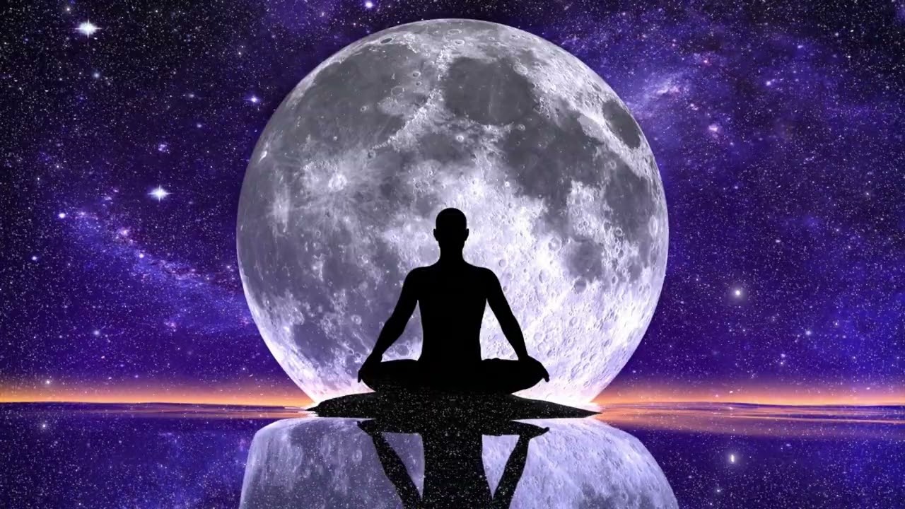 Lunar Glow Meditations  Night Sky Ambient for Tran