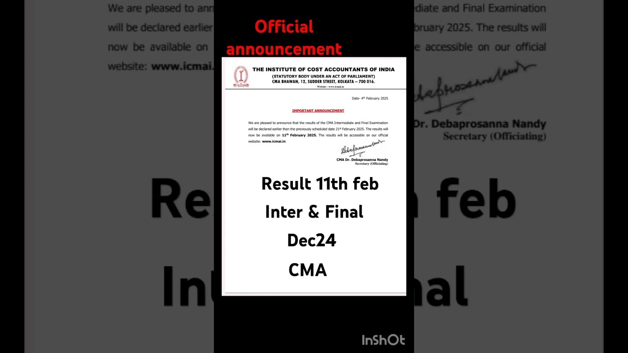 Cma intermediate &final result dec24