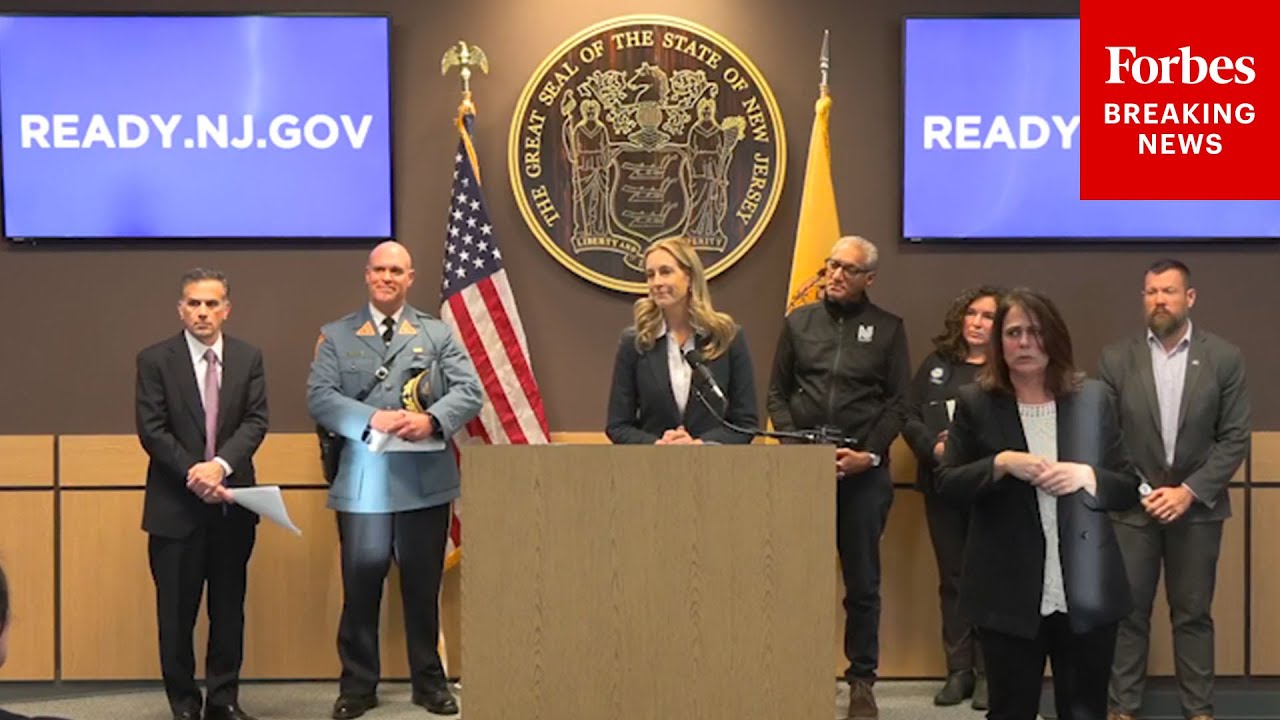 New Jersey Gov. Mikie Sherrill Holds Winter Storm Preparedness Press Briefing