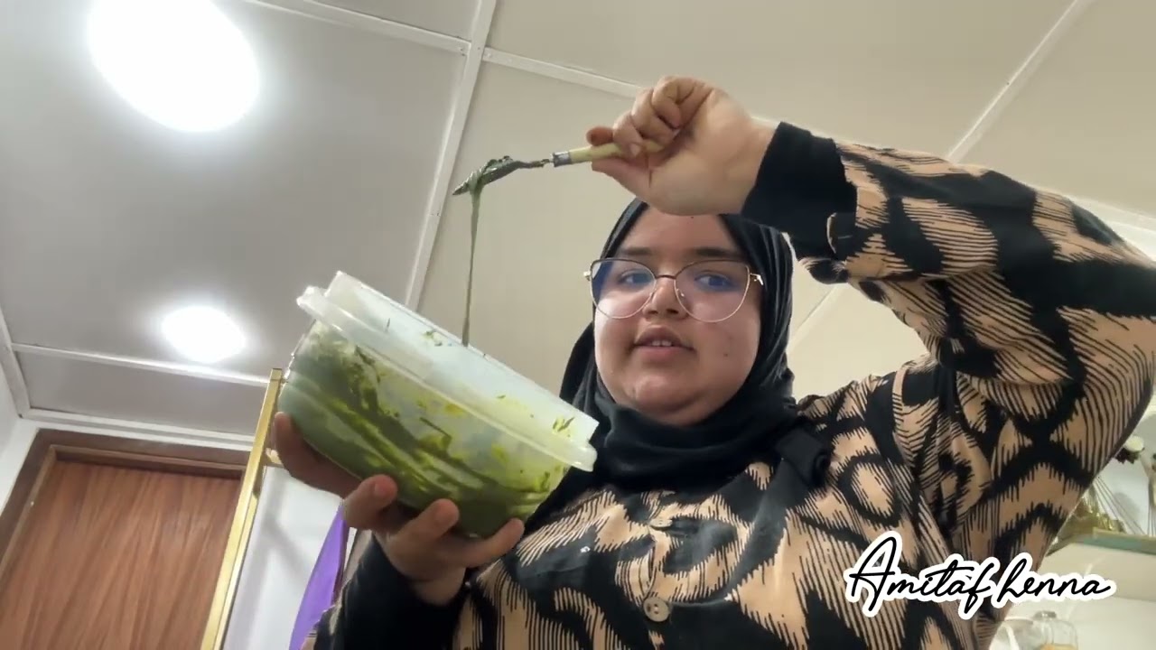 طريقتي في تخليط الحنة + نوعية الحنة والديليو باش كنخدم