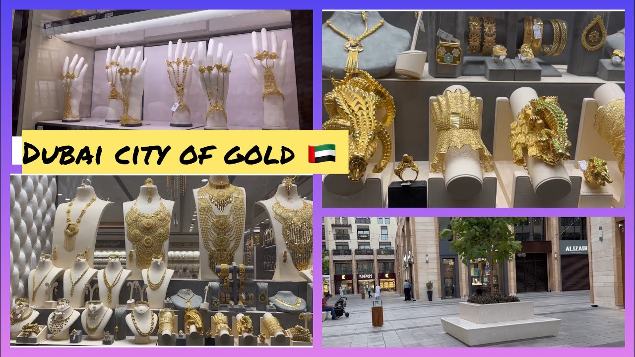 Dubai City of Gold Tour | Luxury Gold Markets in Dubai 🇦🇪 