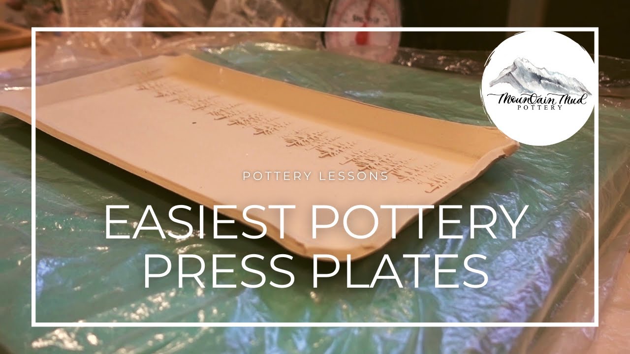 The Easiest Technique for Making Pottery Plates | How to Make Press Plates