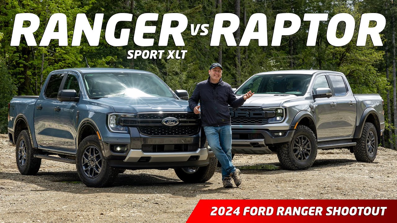 Ford Ranger Sport XLT 2024 года против Ranger Raptor