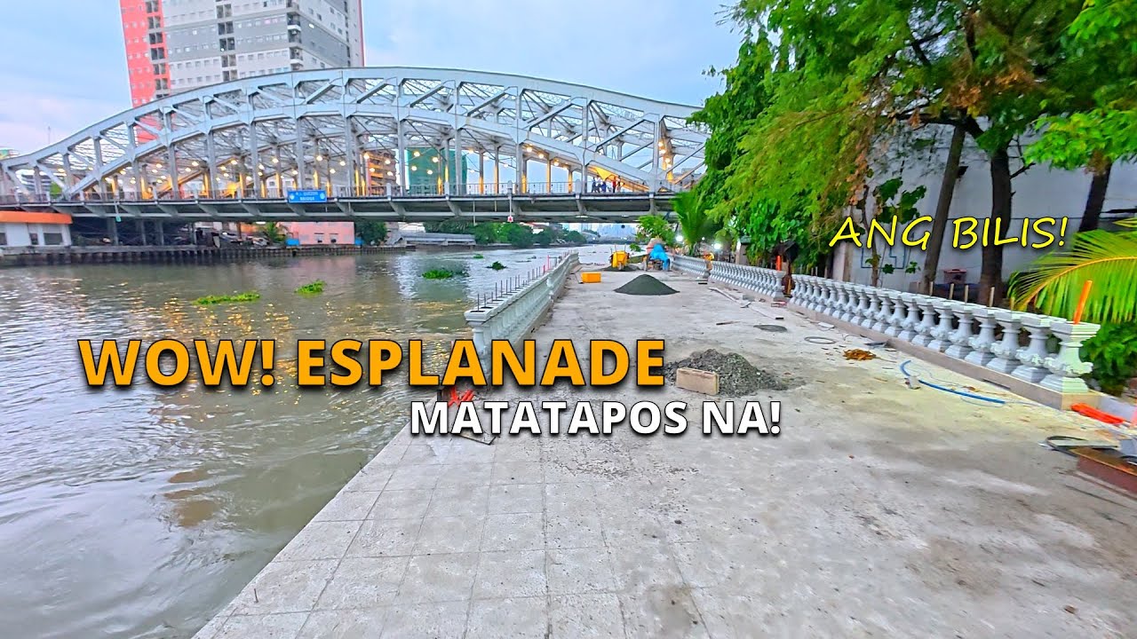 Pasig River Esplanade Construction Update | Lawton Walk Tour