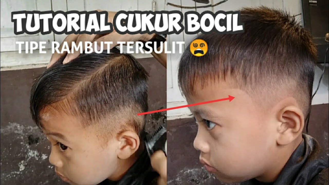 TUTORIAL CUKUR ANAK KECIL - rambut lemes jarang