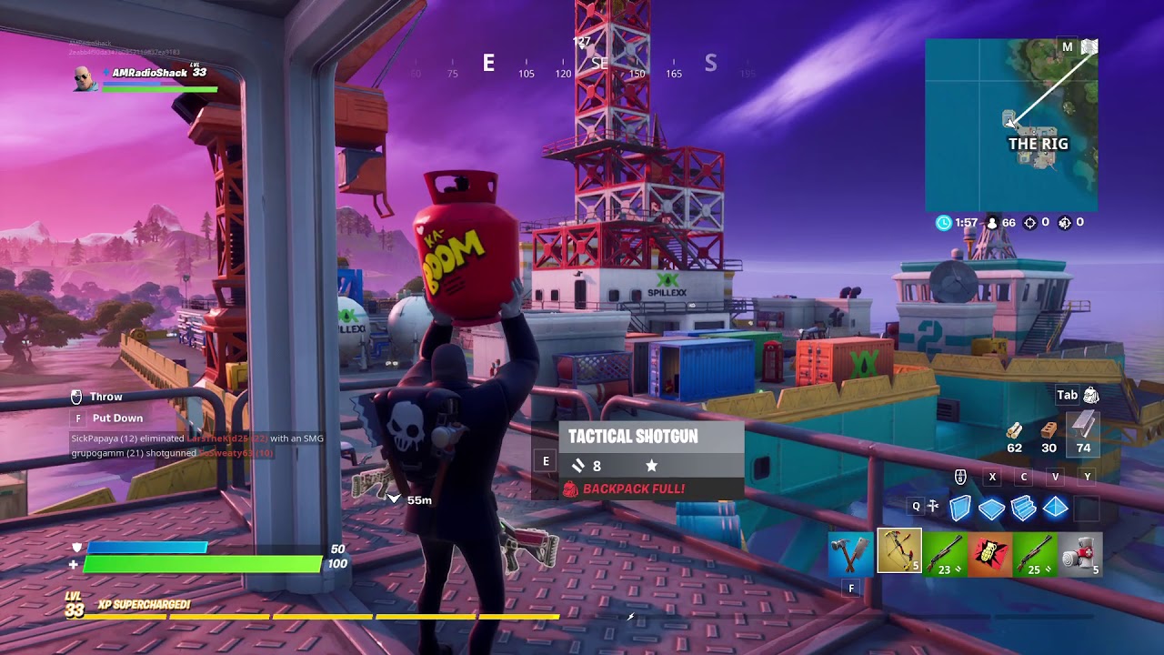 Fortnite The Rig Shadow Brutus vs. TnTina