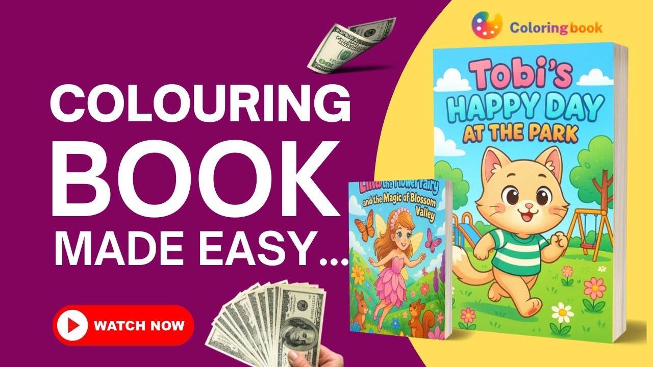 Create Coloring Pages in Minutes for Amazon KDP (No Design Skills Needed!)