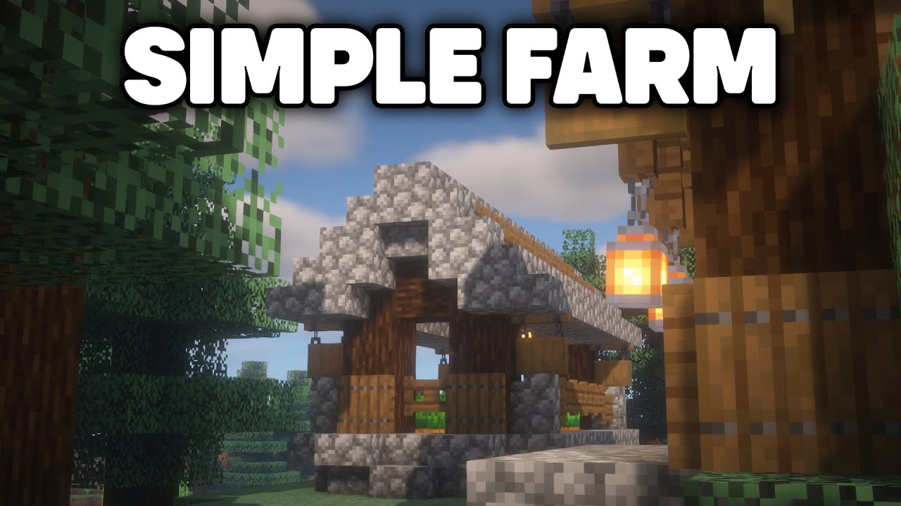 Minecraft Farm Tutorial (spruce edition)