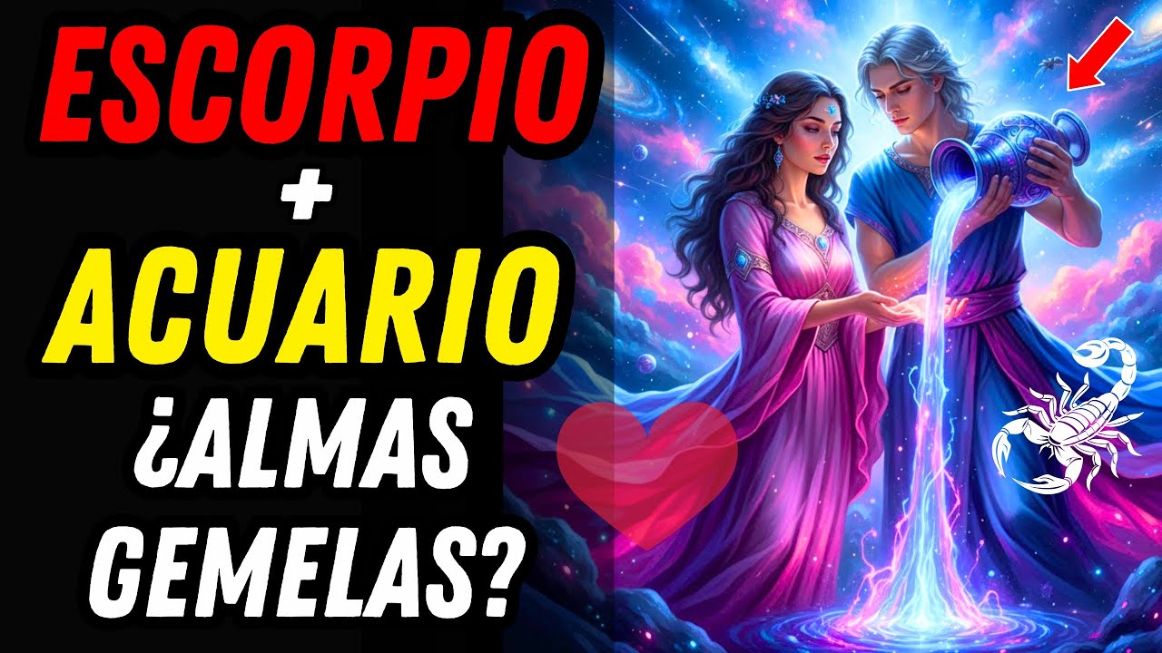 COMPATIBILIDAD ENTRE ESCORPIO Y ACUARIO EN EL AMOR ♏💖♒ ¿Son Afines Estos Signos en Pareja y Amistad?
