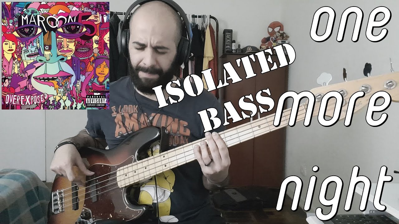 One More Night (Maroon 5) S&Oacute; BAIXO | ISOLATED BASS COVER