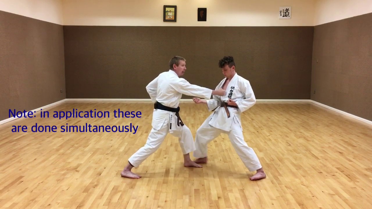 Shifting stance: Back/front (Kokutsu/Zenkutsu)