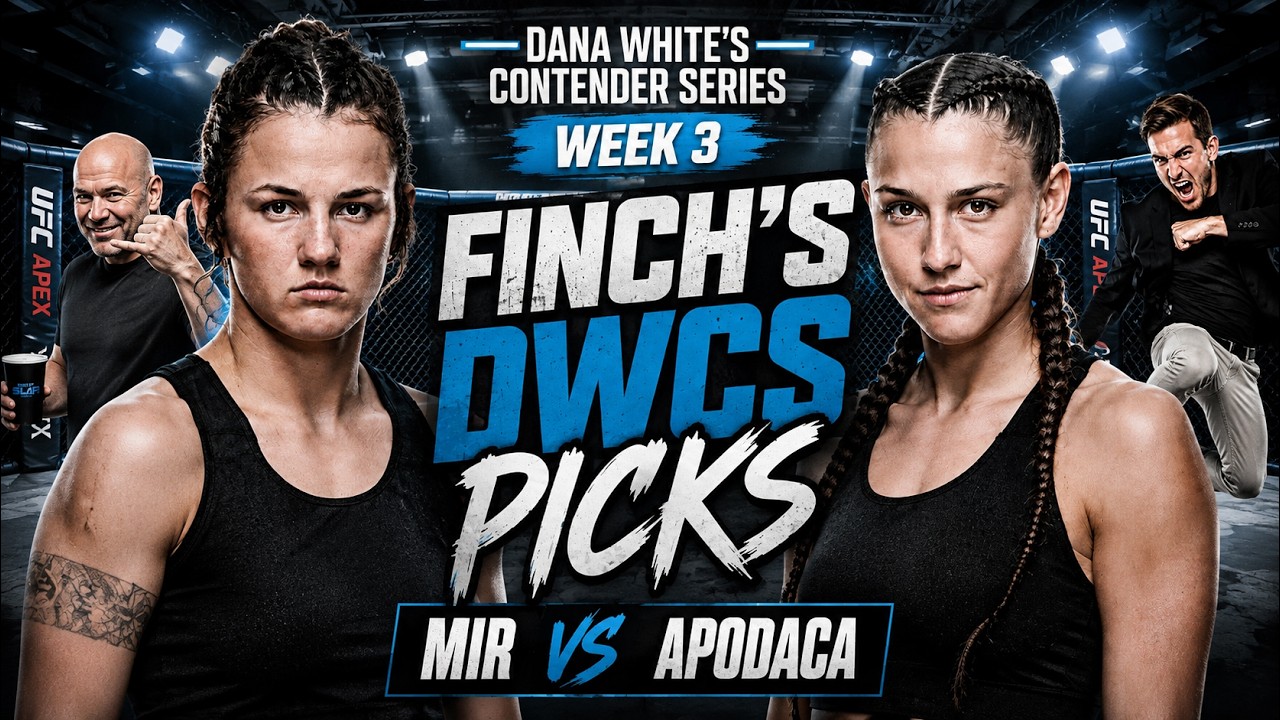 ПРОГНОЗЫ FINCH НА 3-Ю НЕДЕЛЮ DANA WHITE'S CONTENDER SERIES
