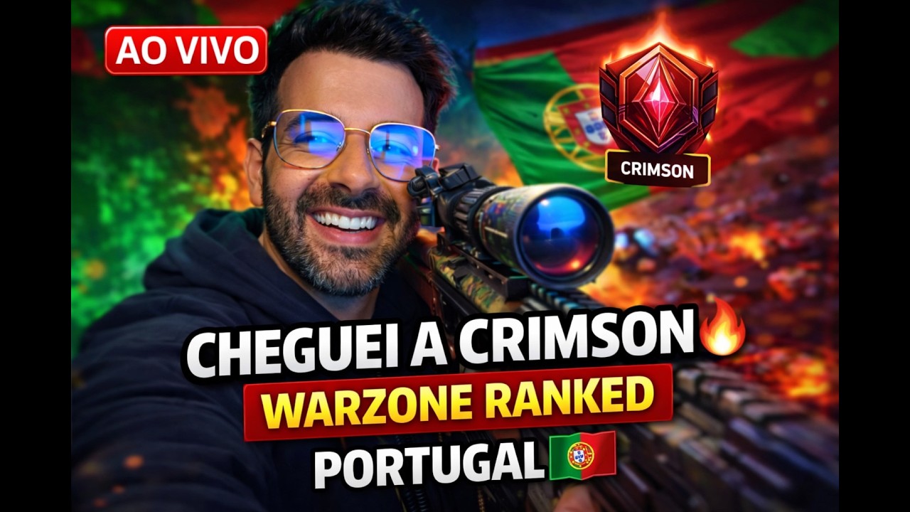 🔴 AO VIVO | CHEGUEI A CRIMSON 🔥 Warzone Ranked PT 🇵🇹