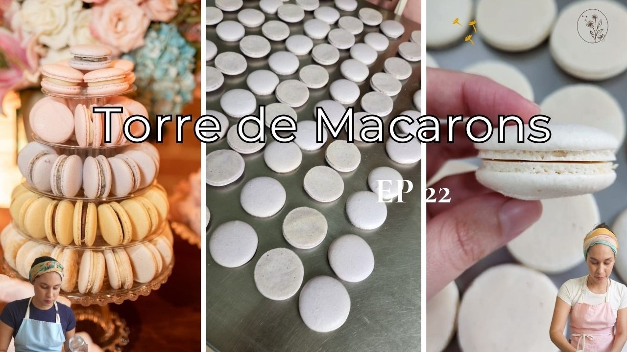 Dia de produção ㅣRecheando 160 Macarons para duas Torre de Macarons 