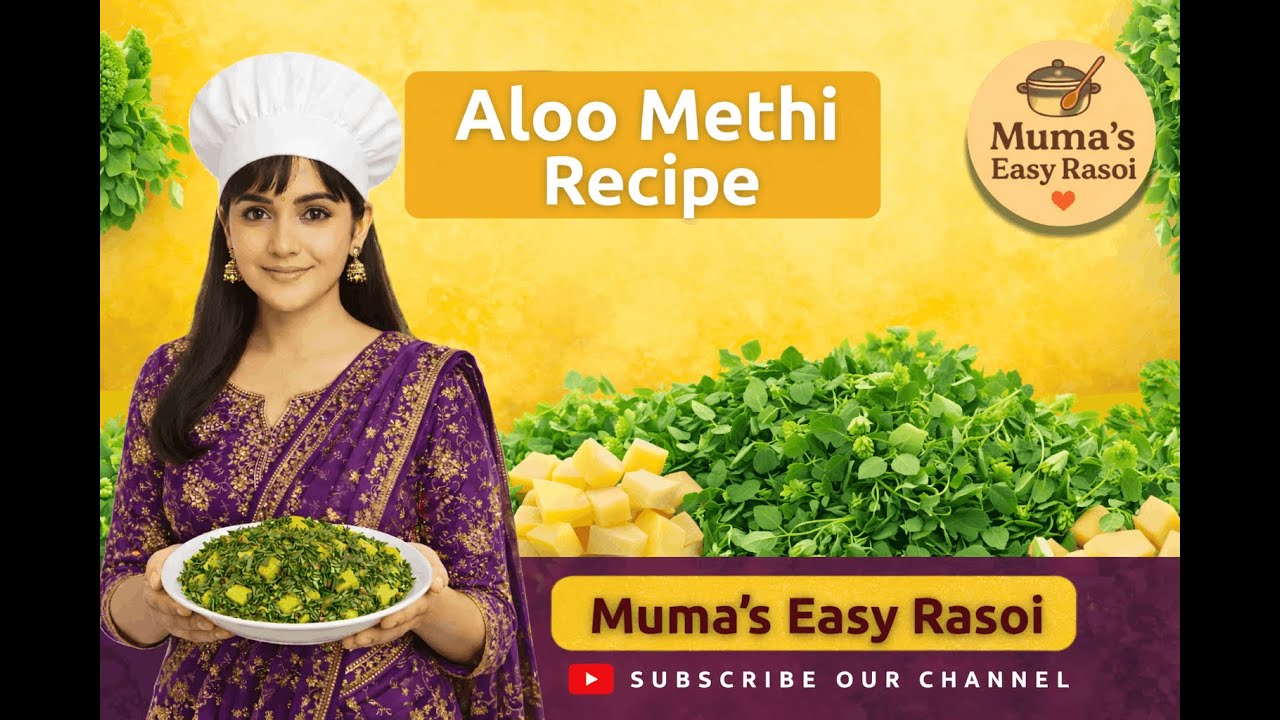 Aloo Methi Recipe | Easy & Healthy Indian Sabzi. आलू मेथी की सब्ज़ी | आसान और हेल्दी रेसिपी