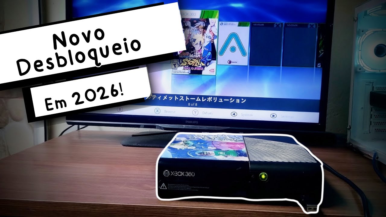 Testei o Novo Desbloqueio Do Xbox 360 em 2026! (e é incrível)