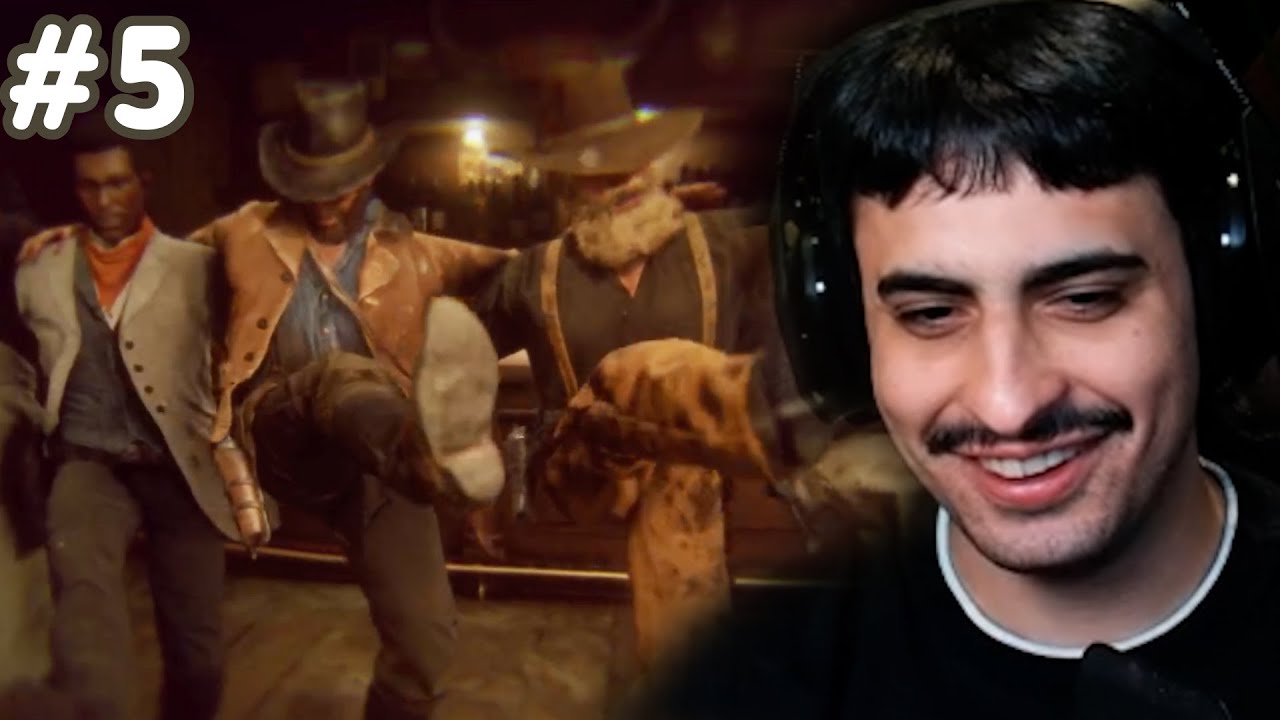 rolezinho no bar com os guri 🥴🍾( red dead redemption 2 ) #5