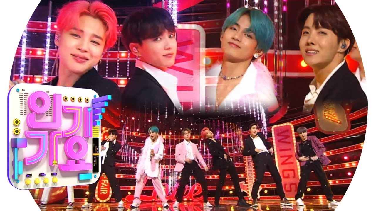 БТС - Мальчик с Luv @ Inkigayo 20190421