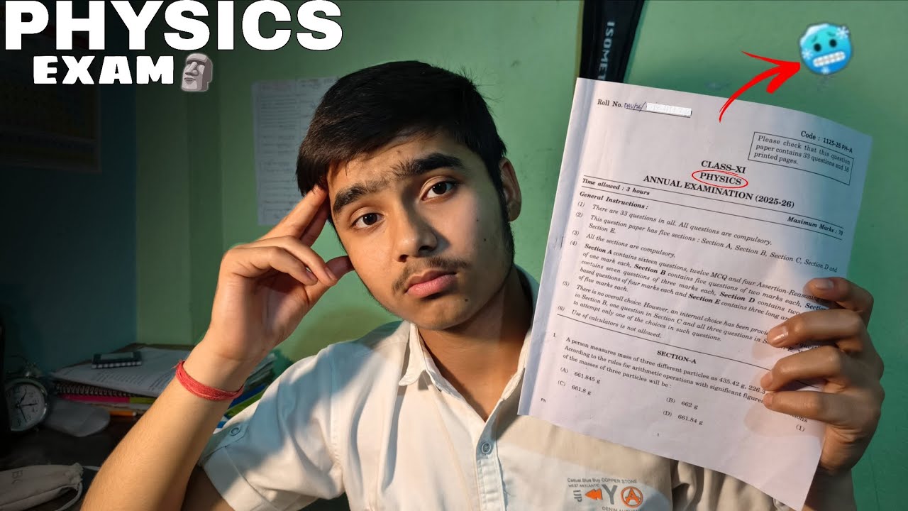Physics exam me Advance Ke Questions💀 Update Video (Anurag Only Study) 