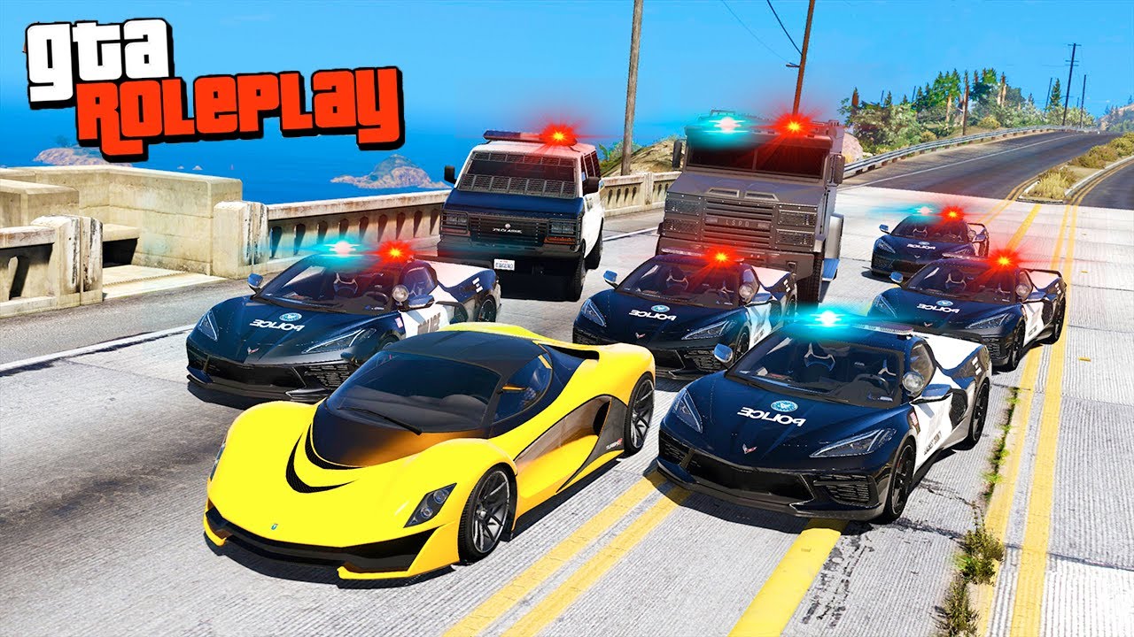 СУМАСШЕДШАЯ ПОГОНЯ за ПСИХАМИ НА СУПЕРКАРАХ! - GTA 5 RP Radmir RP (Моды ГТА 5)