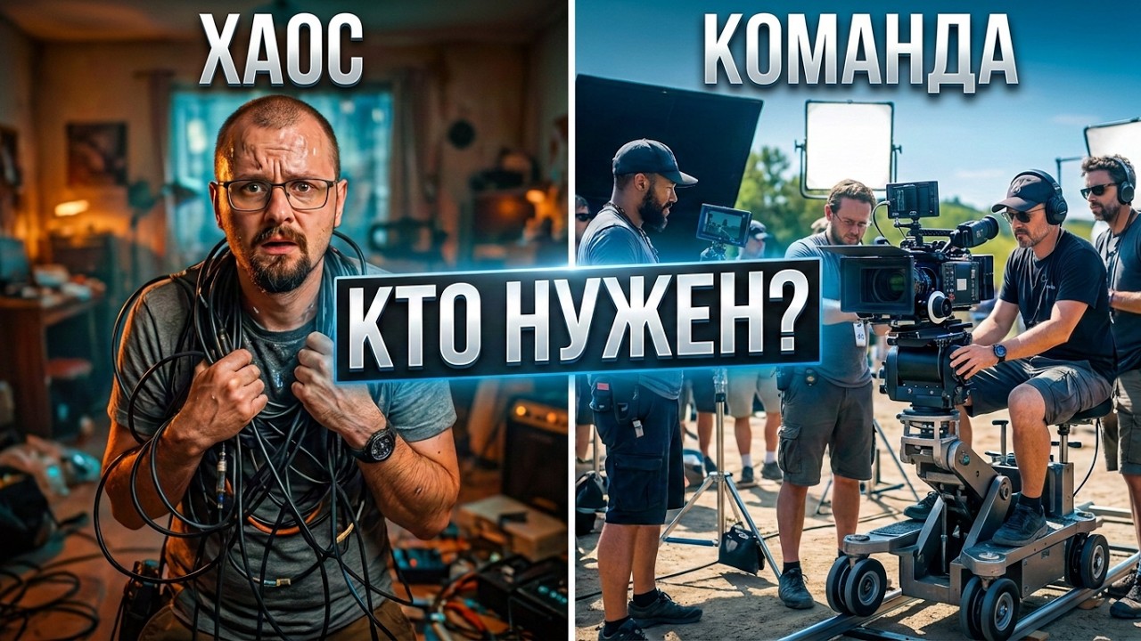 Операторская группа здорового человека/ Как работают в американском кинопроизводстве
