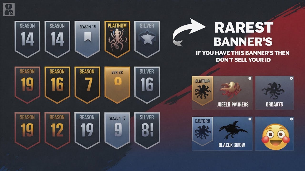 The RAREST Banners & Avatars in Free Fire!