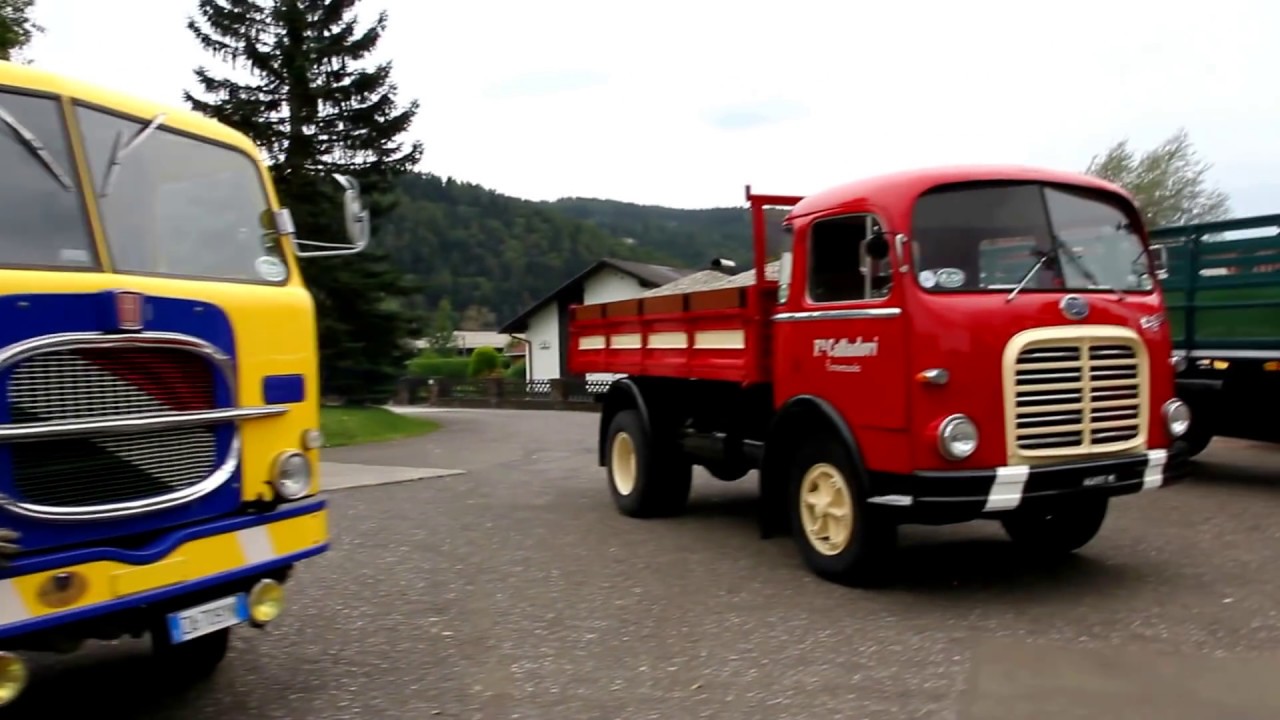 I camion italiani sono arrivati a Leoben Austria 2016 - Fiat 682 con Om Tigre