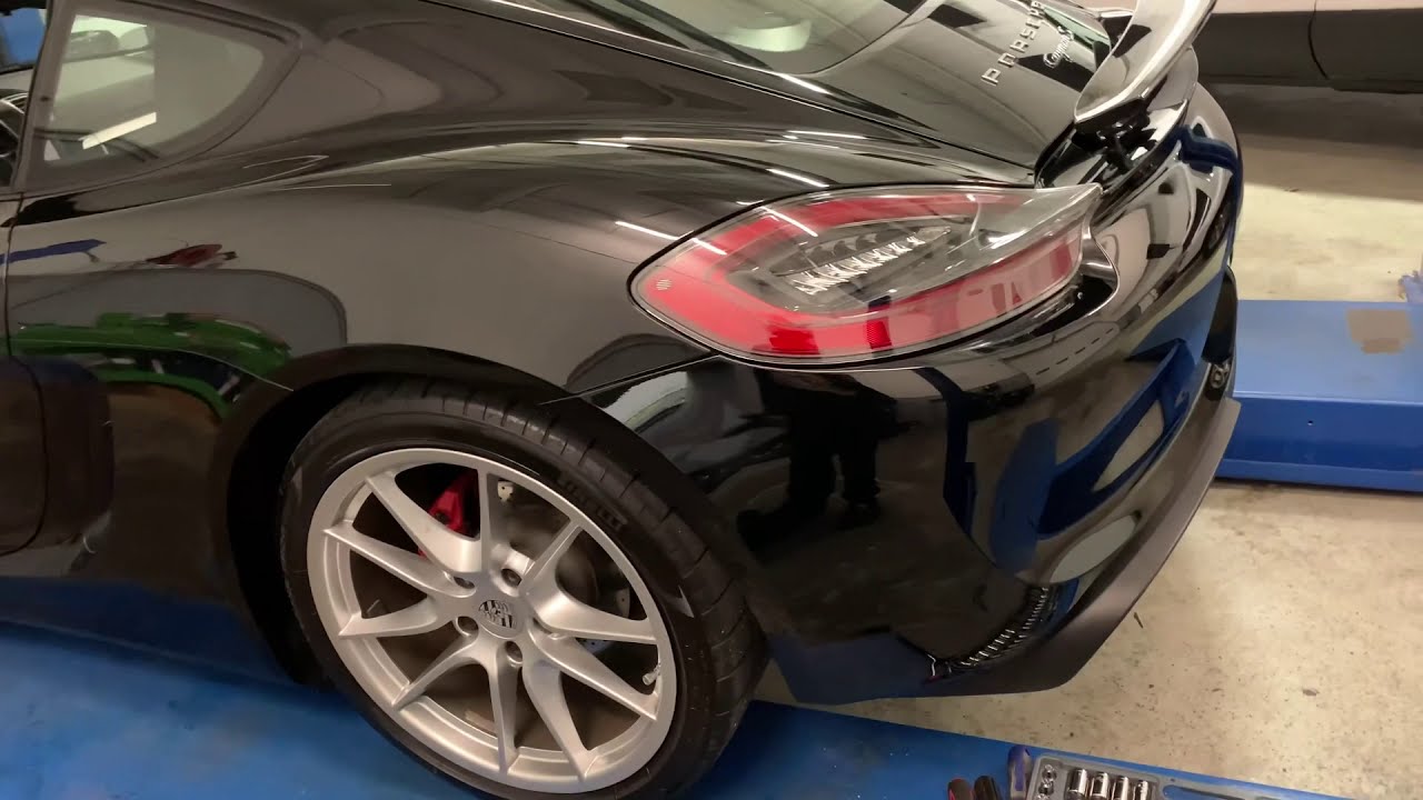 981 Porsche diffuser install