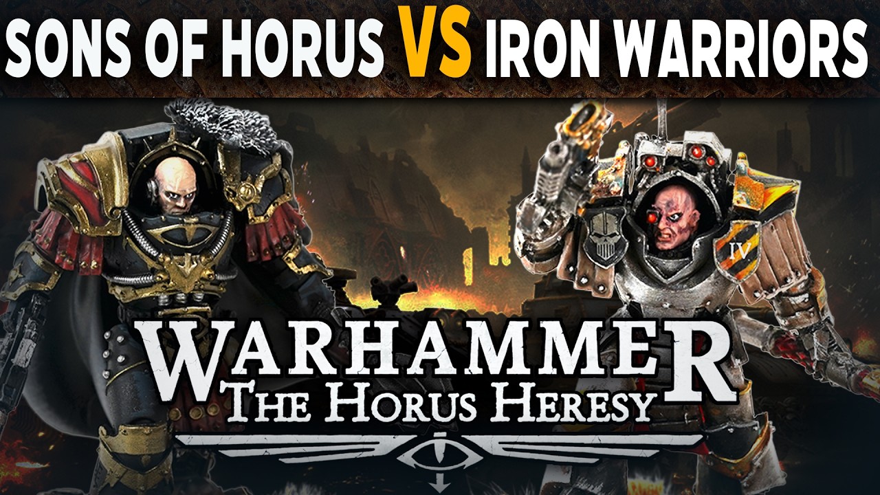 Сыны Гора против Железных Воинов - Отчет о битве в рамках «Ереси Гора» в Warhammer