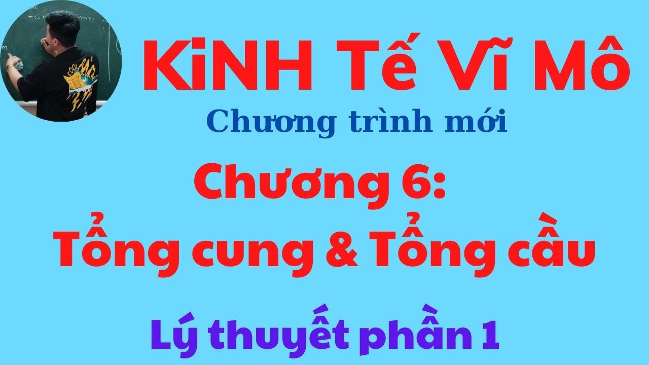 Kinh tế Vĩ mô chương 6: Tổng cung và Tổng cầu Lý thuyết phần 1 (siêu dễ hiểu) ♥️ Quang Trung TV