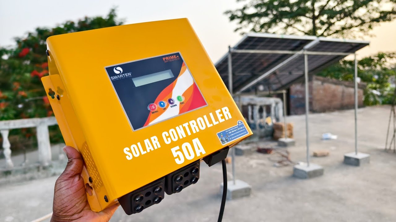 ये Solar चार्ज कंट्रोलर Current को बढ़ा कर देता है | 12/24V Smarten MPPT Solar Charge Controller