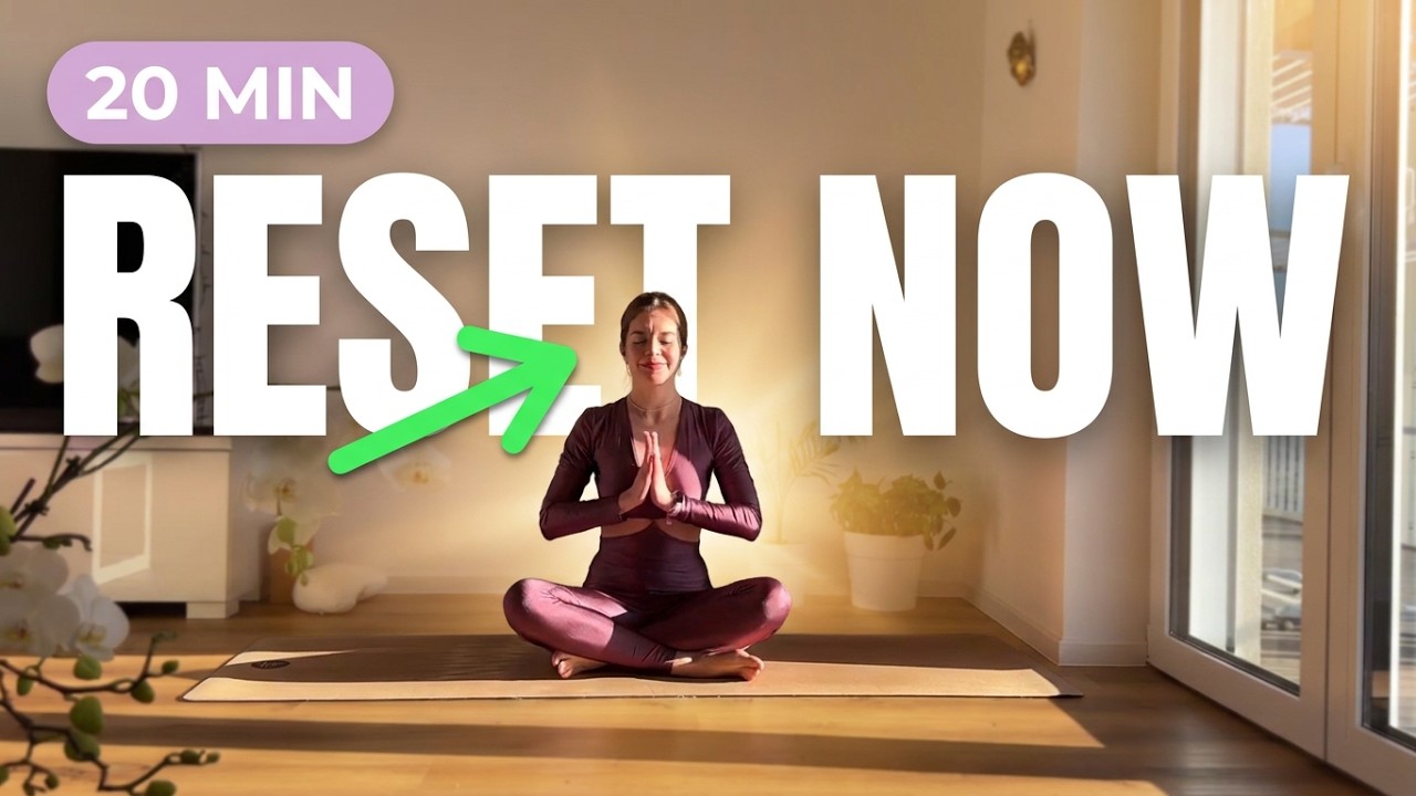 Yoga for Stress Relief | Gentle Flow to Calm the Nervous System (20 min) |  Beginner level