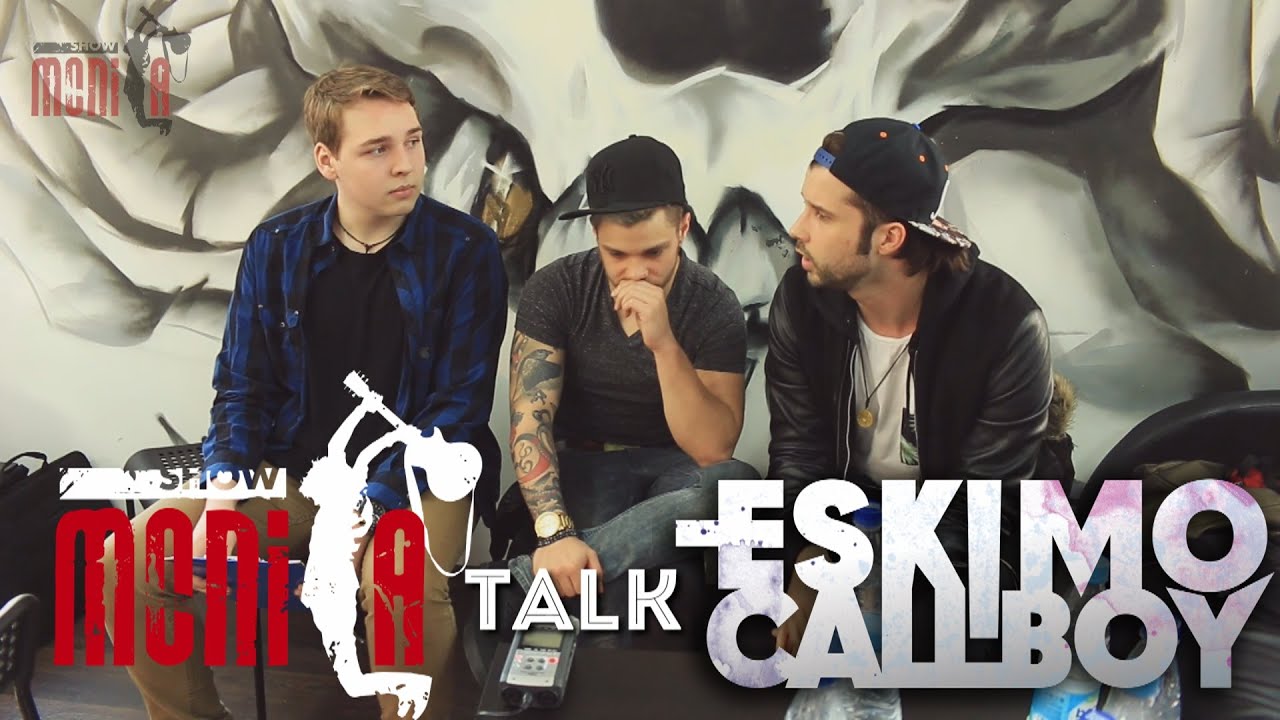 show MONICA talk - Eskimo Callboy (Интервью в Москве)