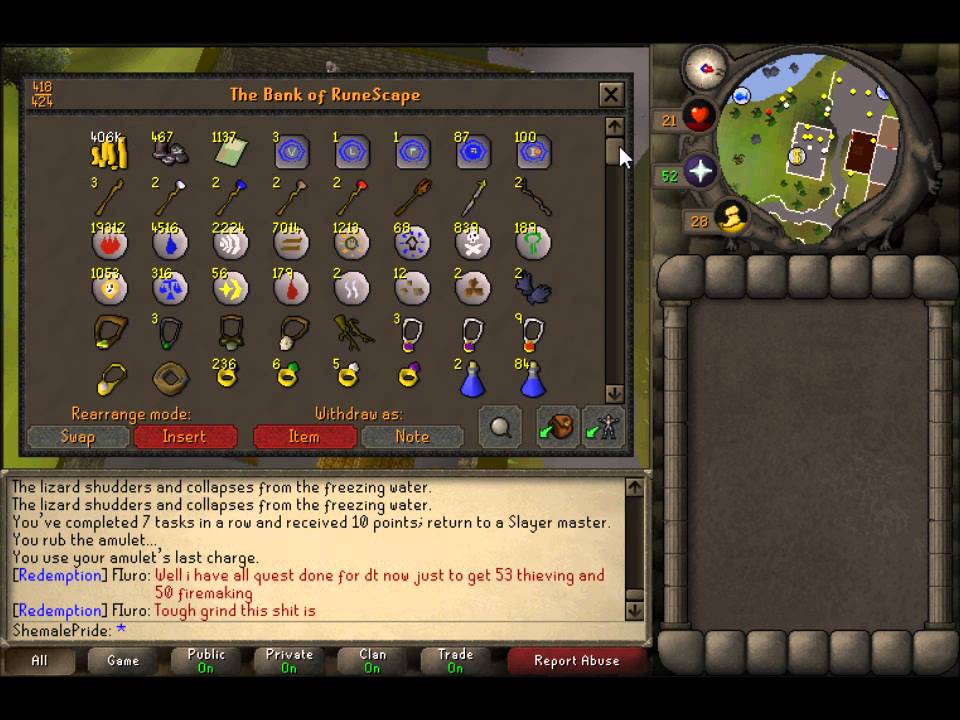 Runescape 2007 Progress video Ep. #1 - Road to maxed pure!