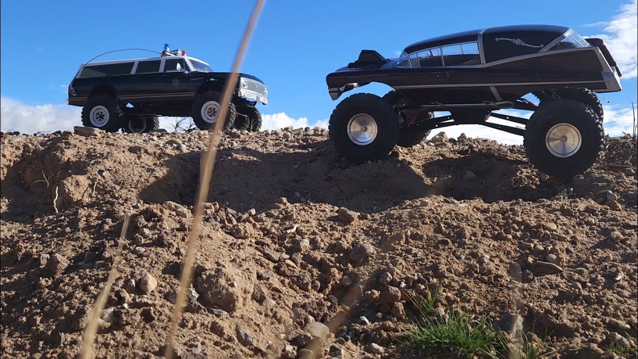 Axial Suburban and the  Grave Crawler!