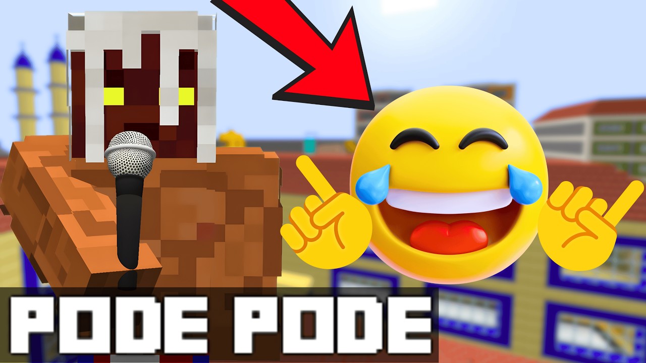 Hüsamettin PODE PODE şarkısını söylüyor efsane zengin fakir klip Minecraft şarkısı versiyon