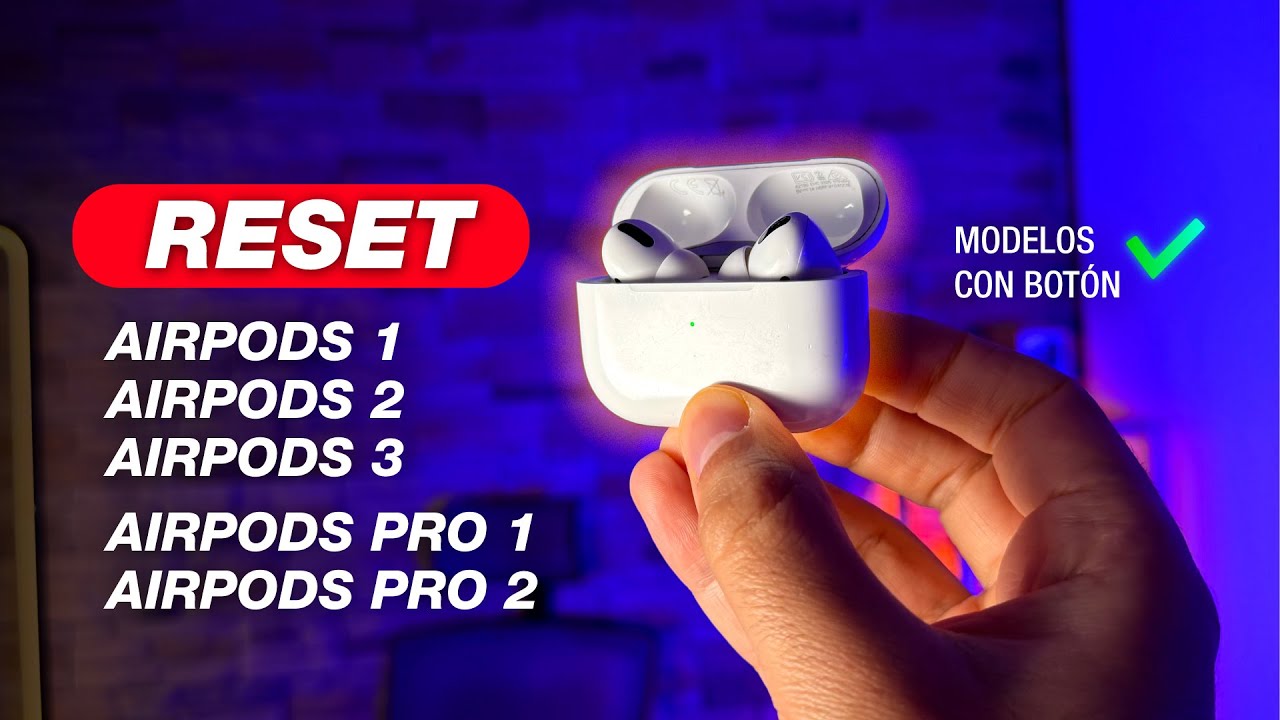 Como Resetear o Restaurar los AirPods 1, 2, 3 y AirPods Pro 1, 2 - MUY FÁCIL